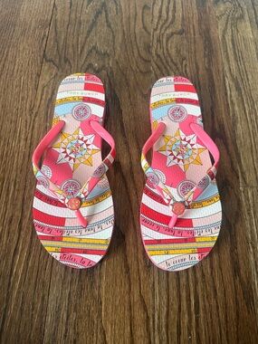 Tory Burch Constellation Flip Flops